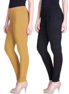  Lyra Multicolour Free Size Churidar Leggings 1