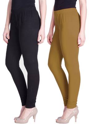  Lyra Multicolour Free Size Churidar Leggings 1