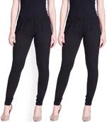  Lyra Black Free Size Churidar Leggings