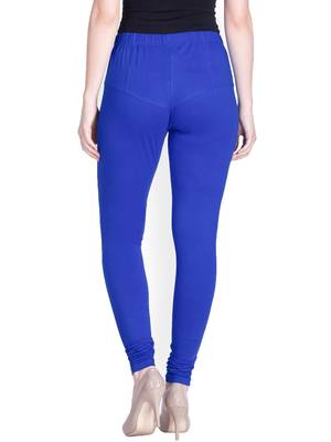  Lyra Ink Blue Free Size Churidar Leggings 2