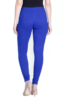  Lyra Ink Blue Free Size Churidar Leggings