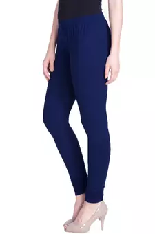  Lyra Royal Blue Free Size Churidar Leggings