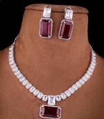 Maroon necklaces