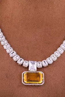Yellow necklaces