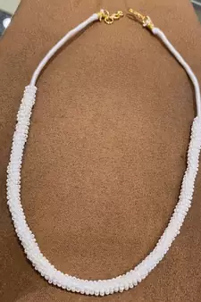White necklaces