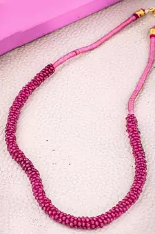 Pink necklaces