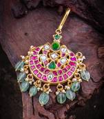 Multicolor maang-tikka