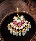 Multicolor maang-tikka