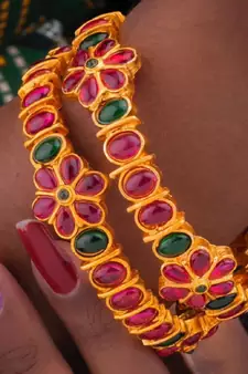 Multicolor bangles-and-bracelets