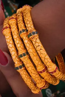 Multicolor bangles-and-bracelets