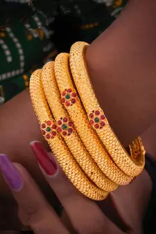 Multicolor bangles-and-bracelets