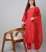 Classic Red Colour Ready Salwaar Kameez With Looking These Beautiful Looking Readymade Suits.