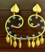 Turquoise onyx danglers-drops
