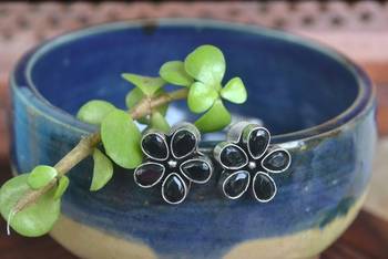 Black onyx everyday studs 2