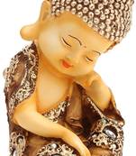 Meditating Monk Buddha Statue