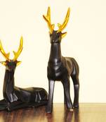 Black Deer Showpiece for Home