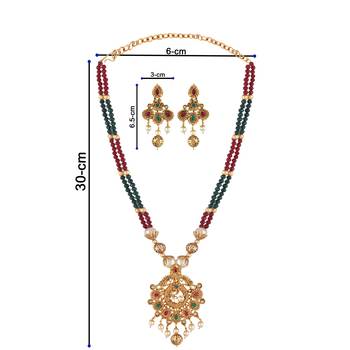 Multicolor pearl necklace-sets 4