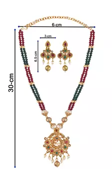 Multicolor pearl necklace-sets