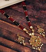 Multicolor pearl necklace-sets