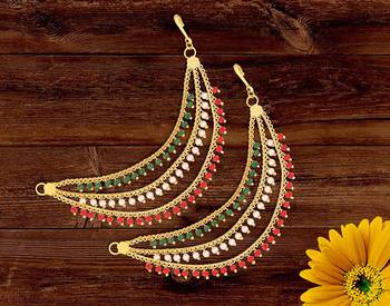 Gold ear-cuffs 3