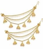 Gold ear-cuffs