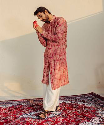 Pink Kurta Set 1