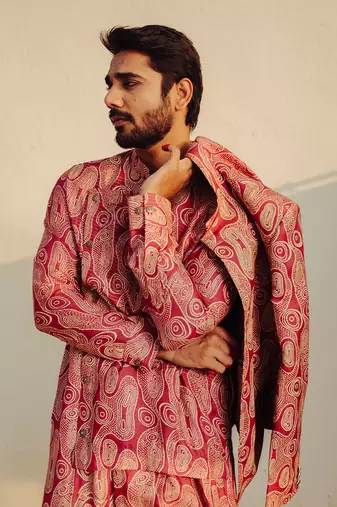 Pink Kurta Set