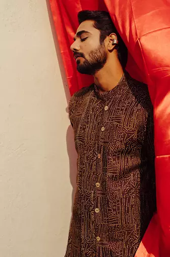 Brown Kurta Set