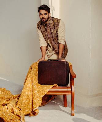 Brown Nehru Jacket Set 2