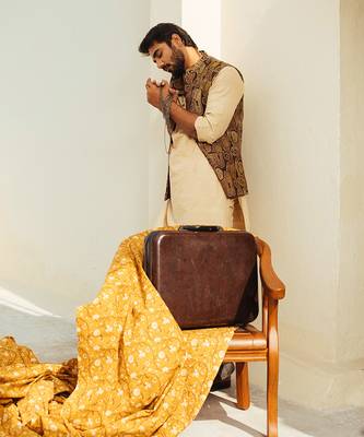 Brown Nehru Jacket Set 3