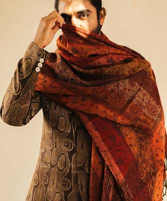 Brown Bandhgala Suit 4