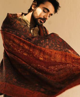 Brown Bandhgala Suit 5