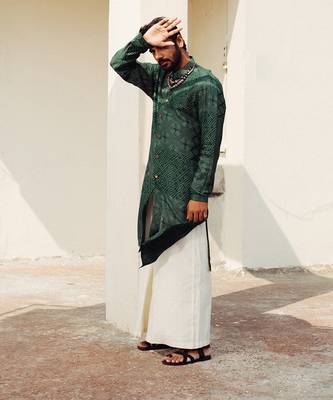 Green Kurta Set 1