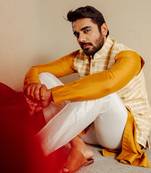 Off-White Nehru Jacket Set