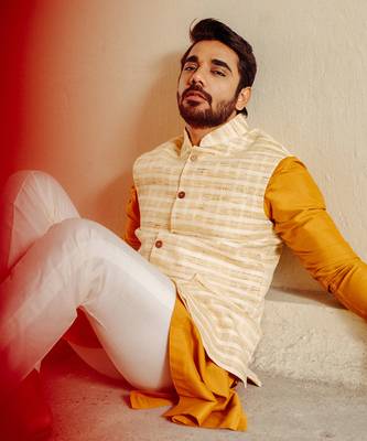 Off-White Nehru Jacket Set 2