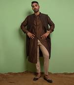 Dori With Knot Embroidery Jacket Set