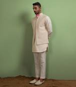 Pearl Embroider Jacket Set