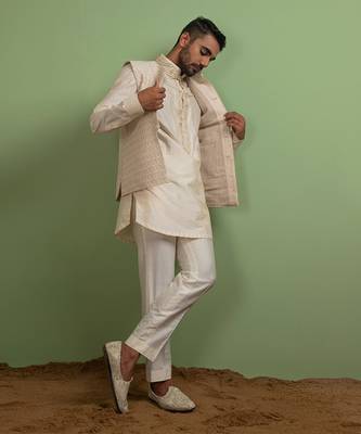 Pearl Embroider Jacket Set 3