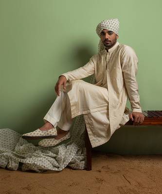 Off-White Layer Kurta Set 2
