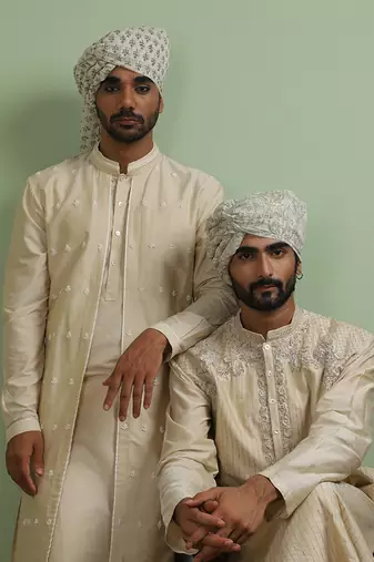 Off-White Layer Kurta Set