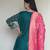 Emerald Blue Velvet Tunic Sharara Set