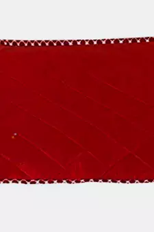 atorakushon Parachute Single Saree Salwar Suit Dress Protection Saree Cover Garment pouch Storage bag Pack 3 (Maroon)