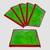atorakushon Parachute Single Saree Salwar Suit Dress Protection Saree Cover Garment pouch Storage bag Pack 6 (Maroon)