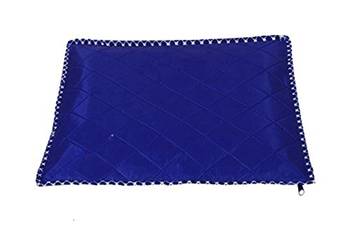 atorakushon Parachute Single Saree Salwar Suit Dress Protection Saree Cover Garment pouch Storage bag Pack 3 (Blue) 5