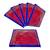 atorakushon Parachute Single Saree Salwar Suit Dress Protection Saree Cover Garment pouch Storage bag Pack 6 (Blue)