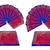 atorakushon Parachute Single Saree Salwar Suit Dress Protection Saree Cover Garment pouch Storage bag Pack 24 (Blue)