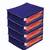 atorakushon Foldable Saree Covers Clothes Storage Bag Wardrobe Organizer For Lehenga Suit Dress & Accessories 4Pcs Blue