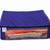 atorakushon Foldable Saree Covers Clothes Storage Bag Wardrobe Organizer For Lehenga Suit Dress & Accessories 4Pcs Blue