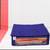 atorakushon Foldable Saree Cover Clothes Storage Bag Wardrobe Organizer For Lehenga Suit Dress & Accessories 12Pcs Blue