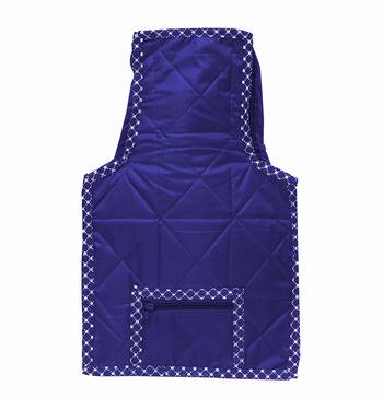 atorakushon Foldable Blouse Covers Clothes Storage Bag Wardrobe Organizer For Lehenga Suit Dress& Accessories 2Pcs Blue 4
